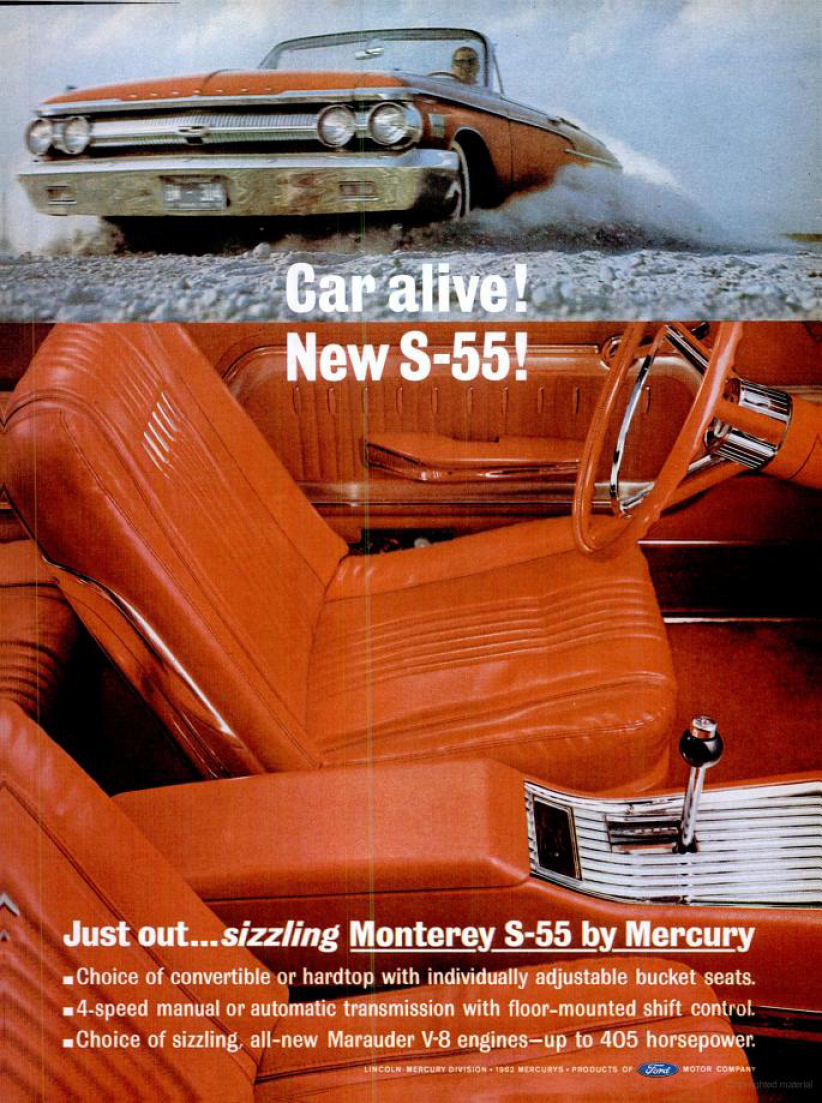 1962 Mercury Auto Advertising